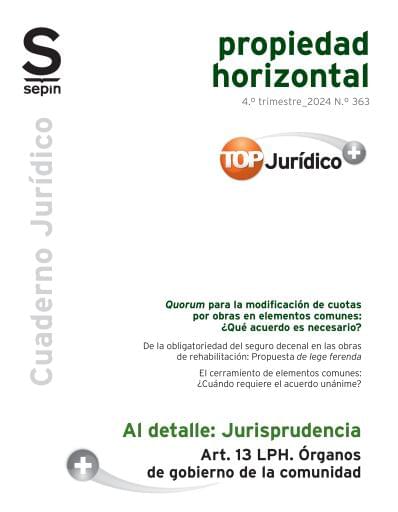 Art. 13 LPH. Órganos de gobierno de la comunidad