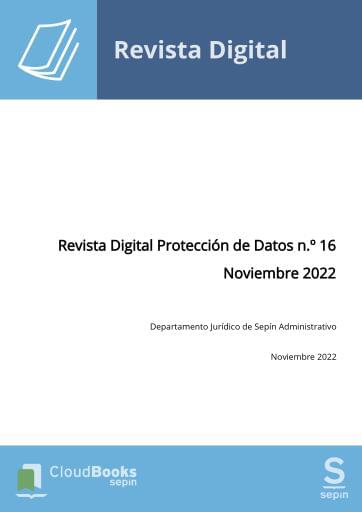 Revista Digital Protección de Datos n.º 16 Noviembre 2022