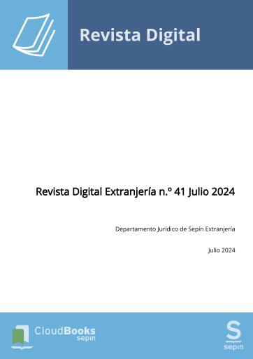 Revista Digital Extranjería n.º 41 Julio 2024