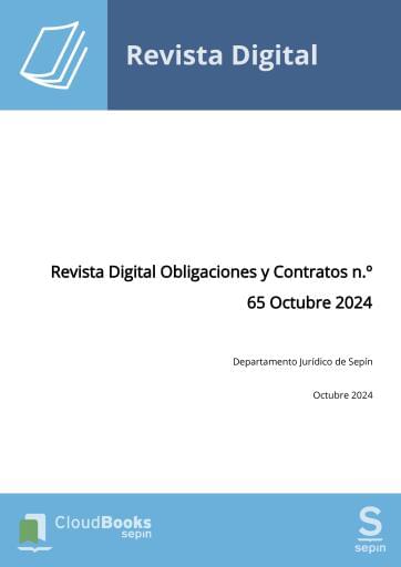 Revista Digital Obligaciones y Contratos n.º 65 Octubre 2024