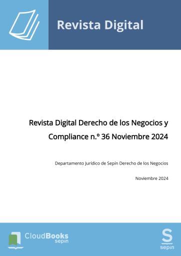 Revista Digital Derecho de los Negocios y Compliance n.º 36 Noviembre 2024