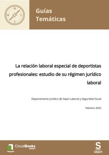 La relación laboral especial de deportistas profesionales: estudio de su régimen jurídico laboral
