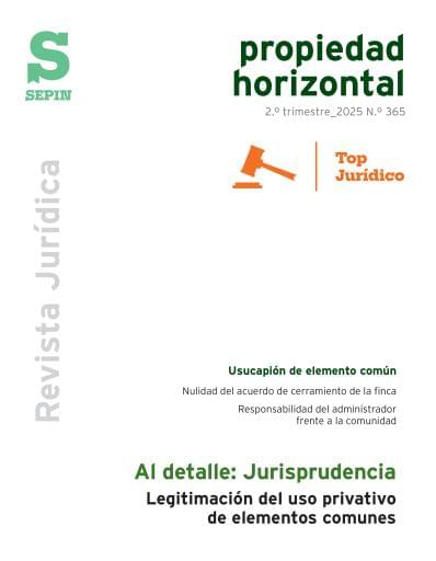 Legitimación del uso privativo de elementos comunes