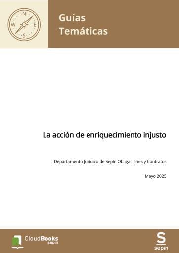La acción de enriquecimiento injusto