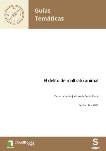 El delito de maltrato animal