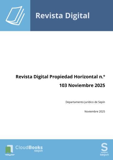Revista Digital Propiedad Horizontal n.º 103 Noviembre 2025