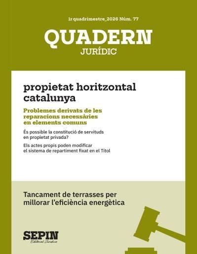 Quadern Jurídic PHCat 77. Tancament de terrasses per millorar l'eficiència energètica