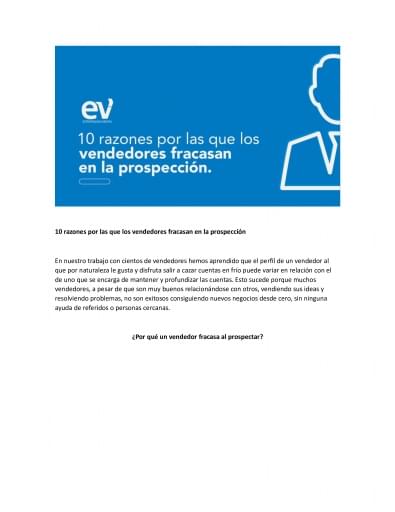 10 razones por las que los vendedores fracasan en...