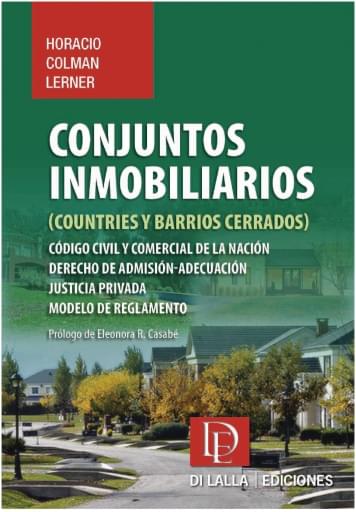 Portada del libro «Conjuntos inmobiliarios - Colman Lerner», de HORACIO COLMAN LERNER