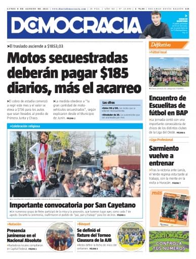 Portada del libro «Lunes 8»