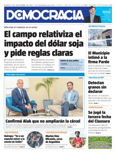 Portada del libro «Martes 6»