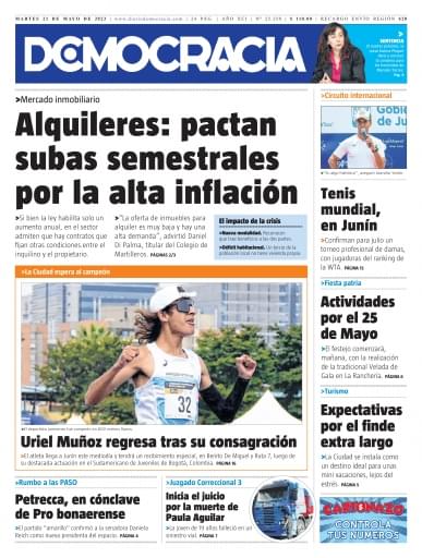Portada del libro «Martes 23»