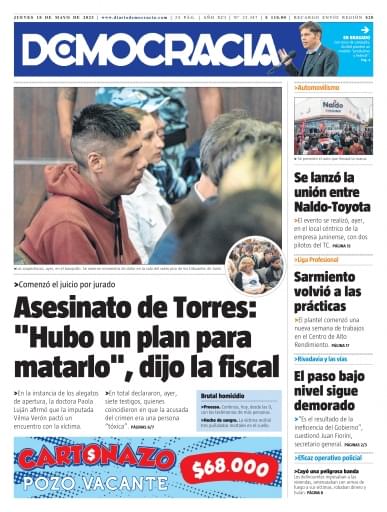 Portada del libro «Jueves 18»