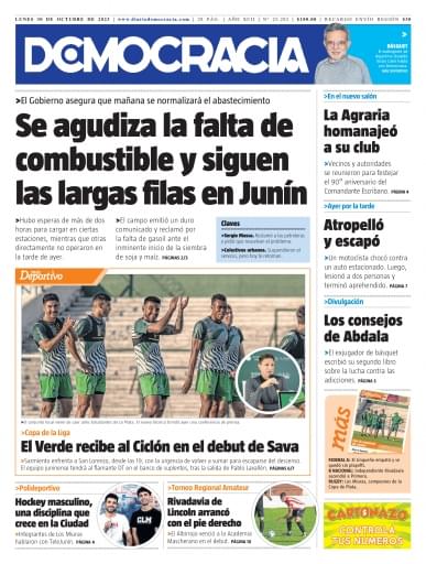 Portada del libro «Lunes 30»