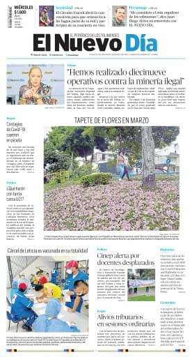 03 03 2021 El Nuevo Día portada