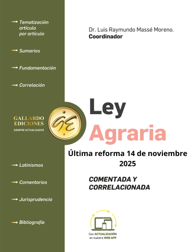 Ley Agraria Comentada y Correlacionada 2026