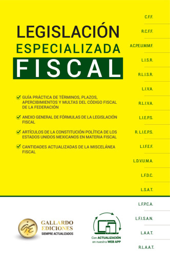 Legislación Especializada Fiscal 2026