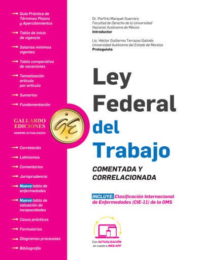 Ley Federal del Trabajo Comentada y Correlacionada 2026
