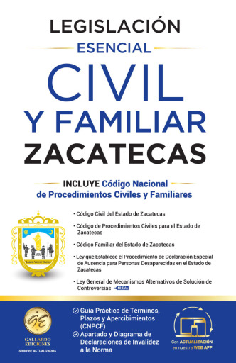 Legislación Esencial Civil y Familiar de Zacatecas 2026