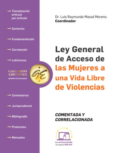 Ley General de Acceso de las Mujeres a una Vida Libre de Violencias Comentada y Correlacionada 2026
