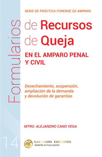 Formularios de Recursos de Queja en el Amparo Penal y Civil