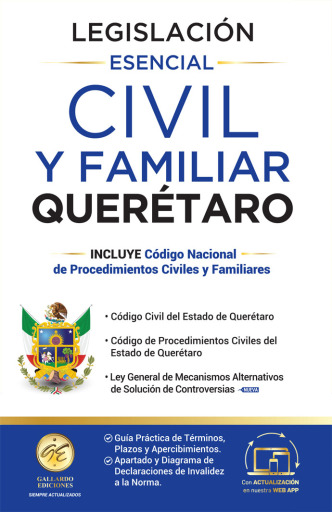 Legislación Esencial Civil y Familiar de Querétaro 2026