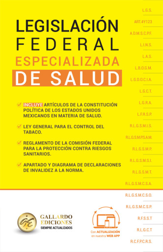Legislación Federal Especializada de Salud 2026