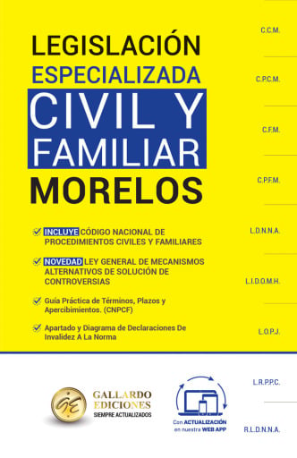 Legislación Especializada Civil y Familiar Morelos 2026