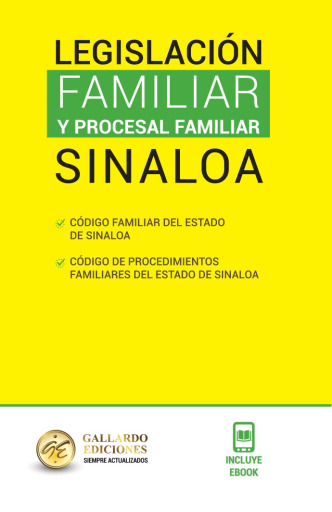 Legislación Familiar y Procesal Familiar de Sinaloa 2026