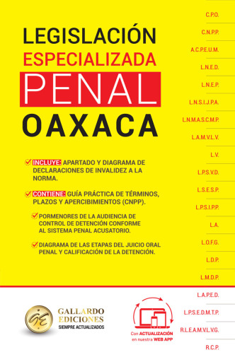 Legislación Especializada Penal de Oaxaca 2026