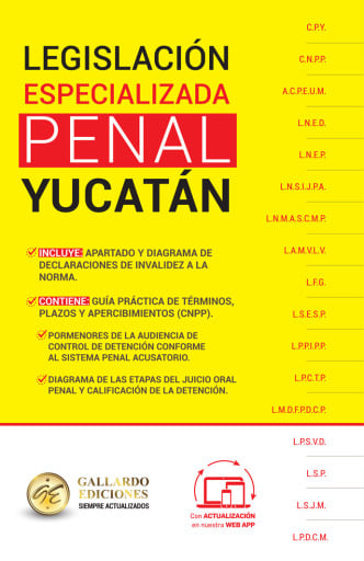Legislación Especializada Penal Yucatán 2026