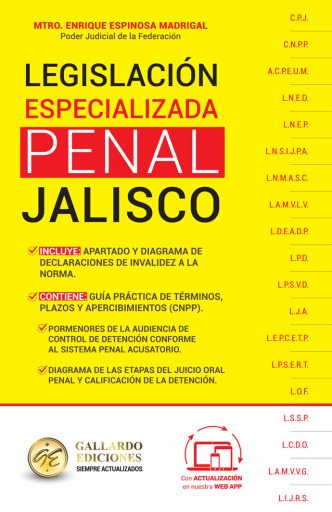 Legislación Especializada Penal Jalisco 2026