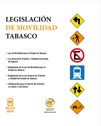 Portada del libro «Legislación de Movilidad Tabasco 2026», de H. Congreso del Estado de Tabasco