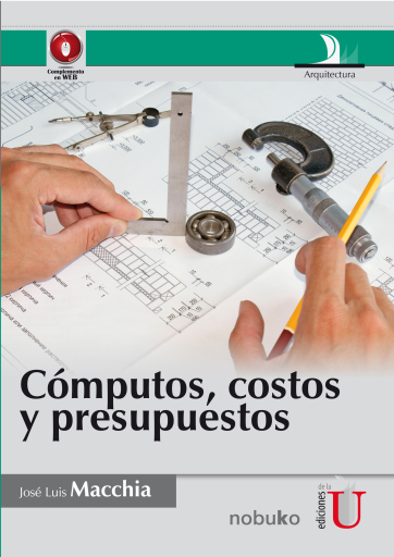 Portada del libro «Cómputos, costos y presupuestos»