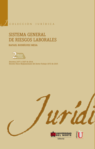 Portada del libro «Sistema general de riesgos laborales 2ª edición», de Rafael Rodríguez Mesa