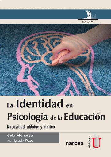 Portada del libro «La identidad en psicología de la educación.», de Carles Monereo
