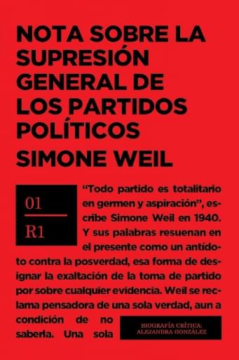 Nota para la supresión general de los partidos políticos