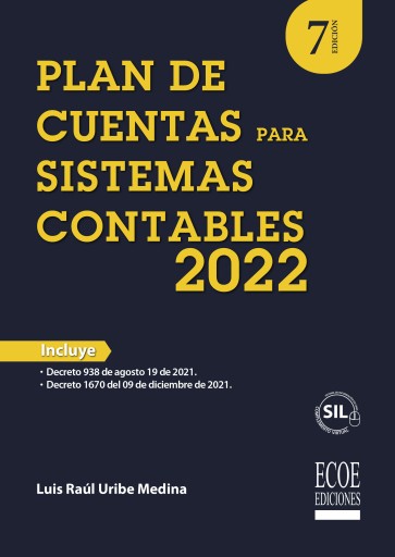 Plan de cuentas para sistemas contables 2022 imagen de portada