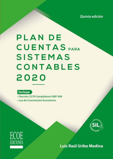 Plan de cuentas para sistemas contables 2020 imagen de portada