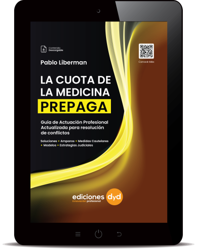 Portada del libro «La cuota de medicina prepaga»
