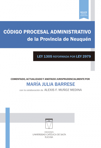 Código procesal administrativo de la provincia de Neuquén