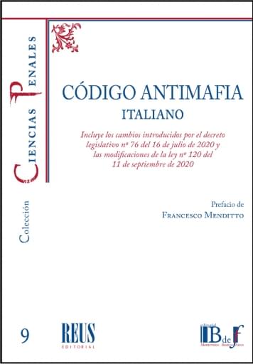 CÓDIGO ANTIMAFIA ITALIANO. Traducción: Manjon, Lucas.