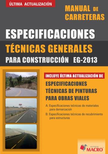 Manual de Carreteras - Especificaciones Técnicas Generales para Construcción - Ed. 2013
