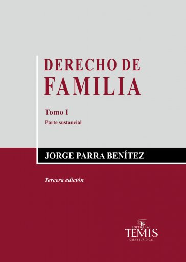 Derecho de Familia, Tomo I