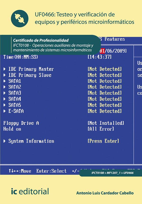 Testeo y verificación de equipos y periféricos microinformáticos. IFCT0108