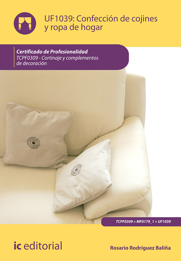 Confección de cojines y ropa de hogar. TCPF0309