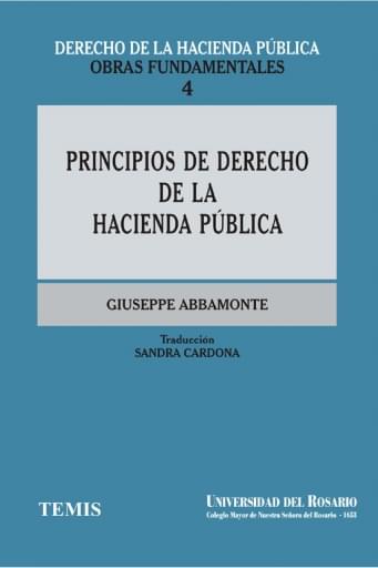 Principios de derecho de la hacienda pública