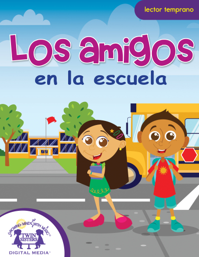 Portada del libro «Los amigos en la escuela», de Kim Mitzo Thompson, Karen Mitzo Hilderbrand