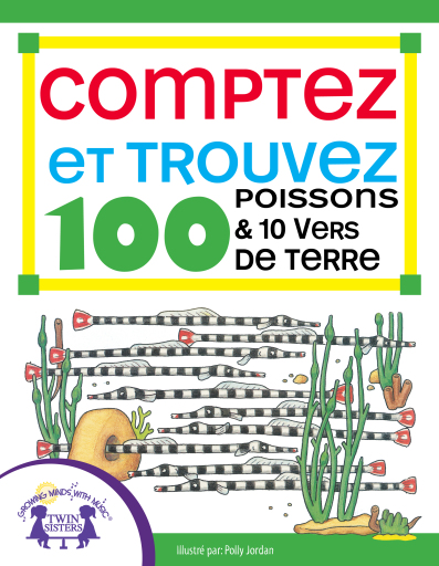 Comptez et Trouvez 100 Poissons et 10 Vers de Terre