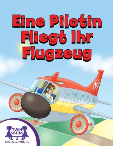 Eine Pilotin Fliegt Ihr Flugzeug